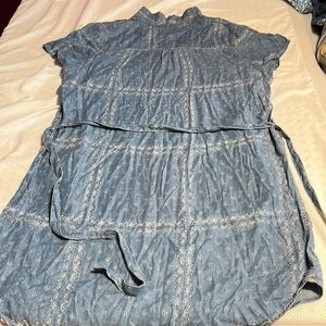 Maurice’s blue Jean short sleeve dress